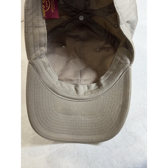 Hard Rock Cafe 40th Anniversary Cap Hat Tan‎ Snapback Adjustable Baseball Beige - Picture 7 of 7